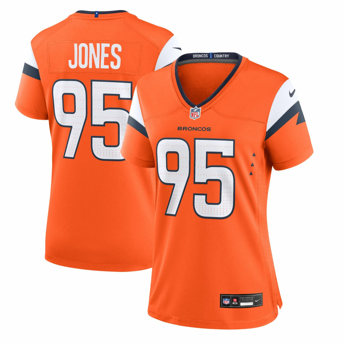 Sai'vion Jones Denver Broncos Women's Team Game Jersey Orange | Nike for Sale