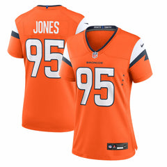 Sai'vion Jones Denver Broncos Women's Team Game Jersey Orange | Nike for Sale
