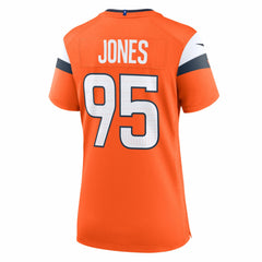 Sai'vion Jones Denver Broncos Women's Team Game Jersey Orange | Nike for Sale