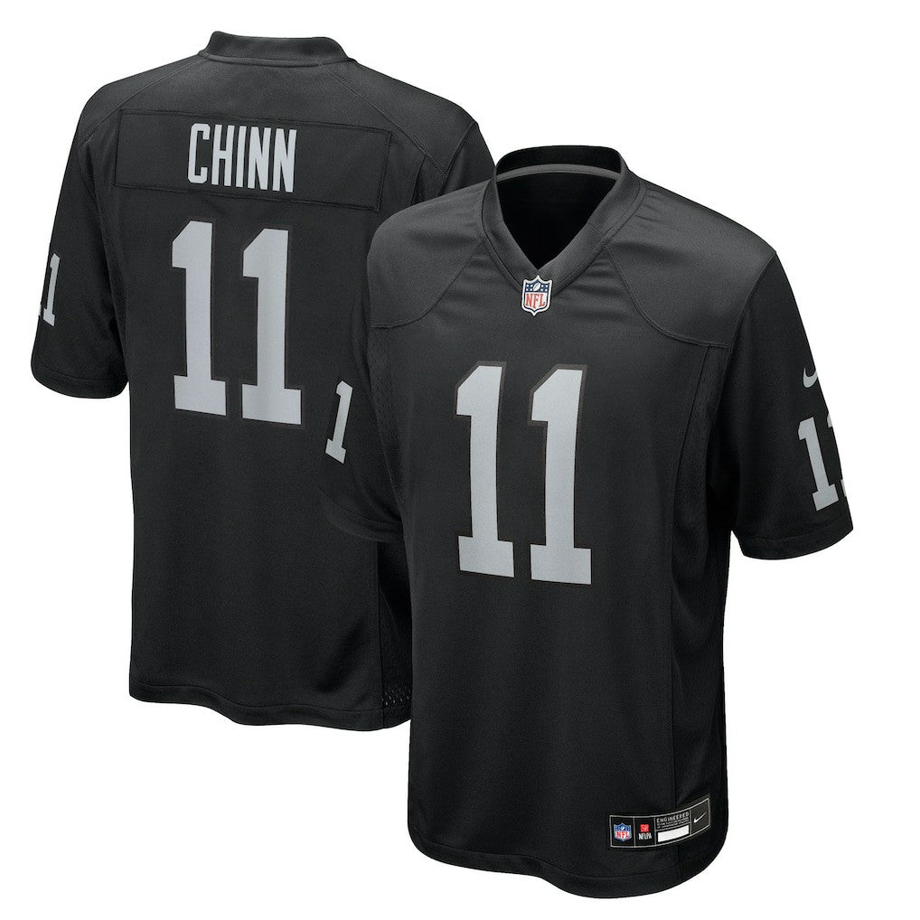 Jeremy Chinn Las Vegas Raiders Team Game Jersey Black | Nike for Sale