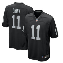 Jeremy Chinn Las Vegas Raiders Team Game Jersey Black | Nike for Sale