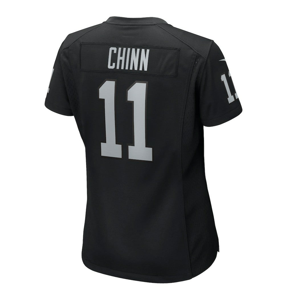 Jeremy Chinn Las Vegas Raiders Women's Team Game Jersey Black | Nike for Sale