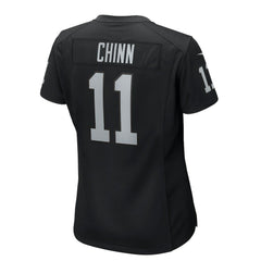 Jeremy Chinn Las Vegas Raiders Women's Team Game Jersey Black | Nike for Sale
