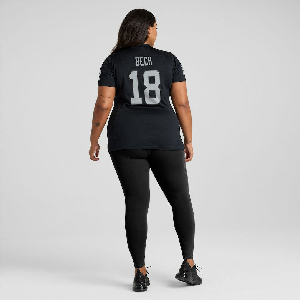 Jack Bech Las Vegas Raiders Women's Team Game Jersey Black | Nike for Sale