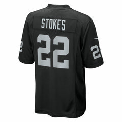 Eric Stokes Las Vegas Raiders Team Game Jersey Black | Nike for Sale