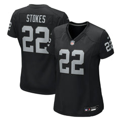 Eric Stokes Las Vegas Raiders Women's Team Game Jersey Black | Nike for Sale