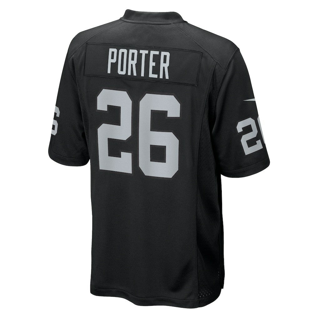 Darien Porter Las Vegas Raiders Team Game Jersey Black | Nike for Sale