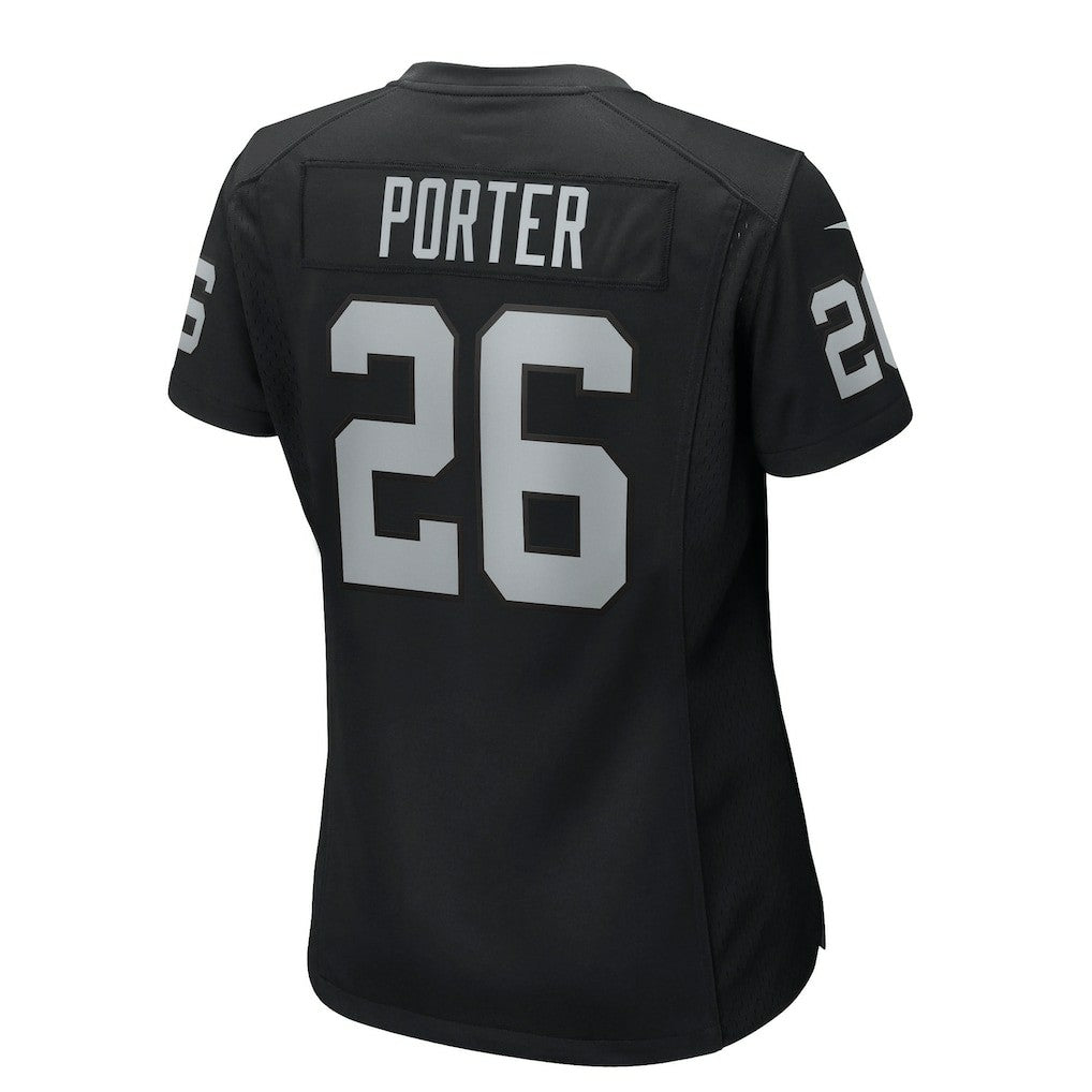 Darien Porter Las Vegas Raiders Women's Team Game Jersey Black | Nike for Sale