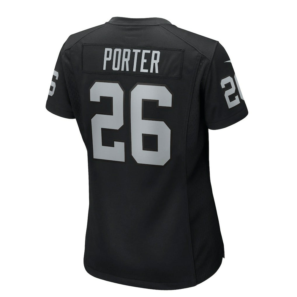 Darien Porter Las Vegas Raiders Women's Team Game Jersey Black | Nike for Sale