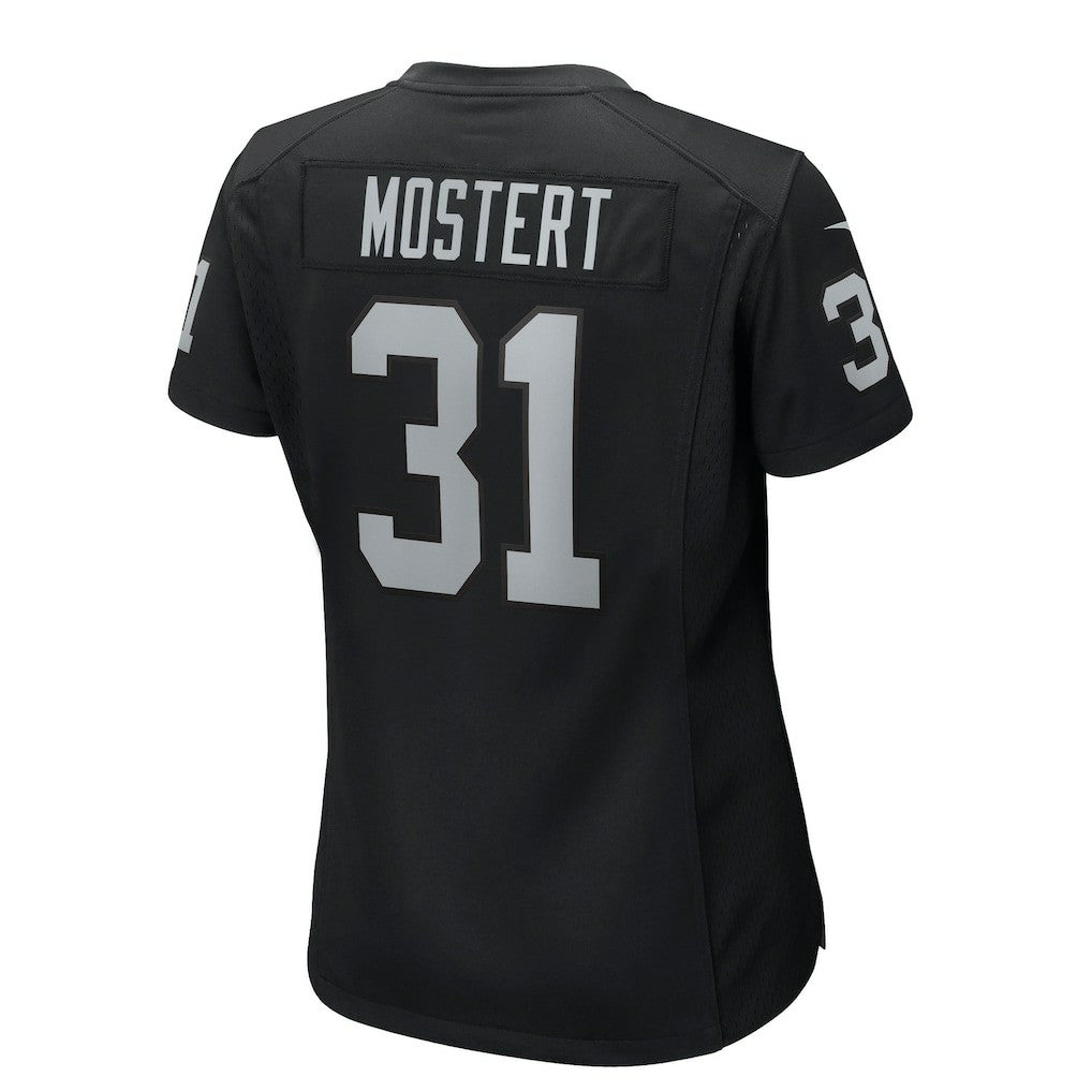 Raheem Mostert Las Vegas Raiders Women's Team Game Jersey Black | Nike for Sale