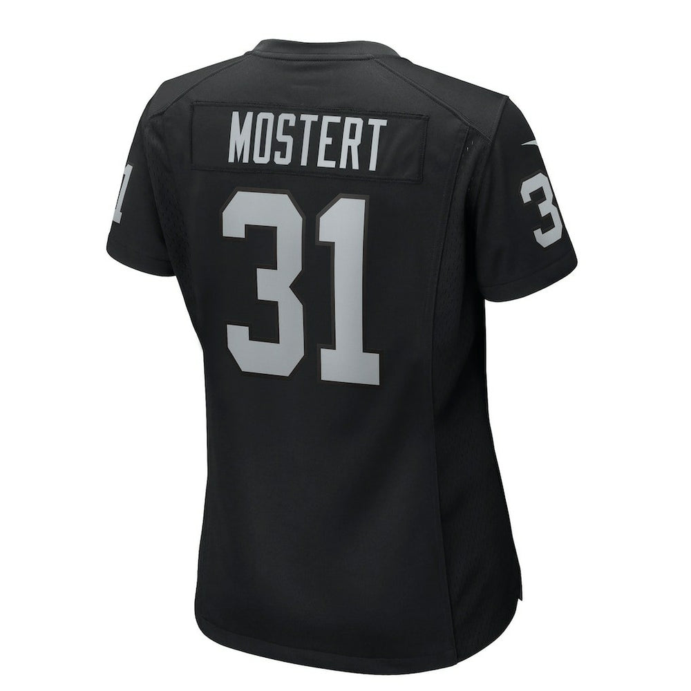 Raheem Mostert Las Vegas Raiders Women's Team Game Jersey Black | Nike for Sale