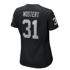 Raheem Mostert Las Vegas Raiders Women's Team Game Jersey Black | Nike for Sale