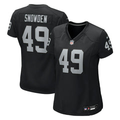 Charles Snowden Las Vegas Raiders Women's Team Game Jersey Black | Nike for Sale