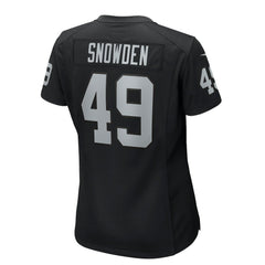 Charles Snowden Las Vegas Raiders Women's Team Game Jersey Black | Nike for Sale