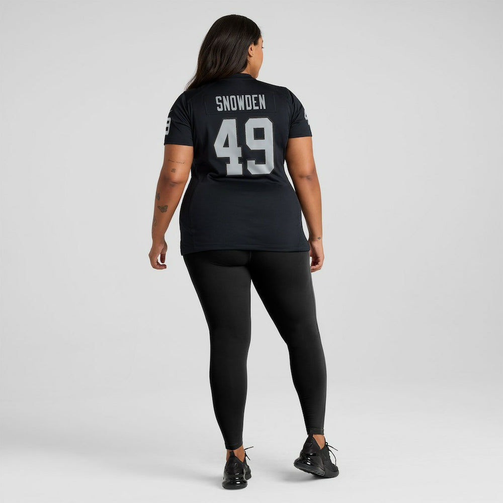Charles Snowden Las Vegas Raiders Women's Team Game Jersey Black | Nike for Sale