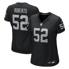 Elandon Roberts Las Vegas Raiders Women's Team Game Jersey Black | Nike for Sale