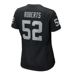 Elandon Roberts Las Vegas Raiders Women's Team Game Jersey Black | Nike for Sale