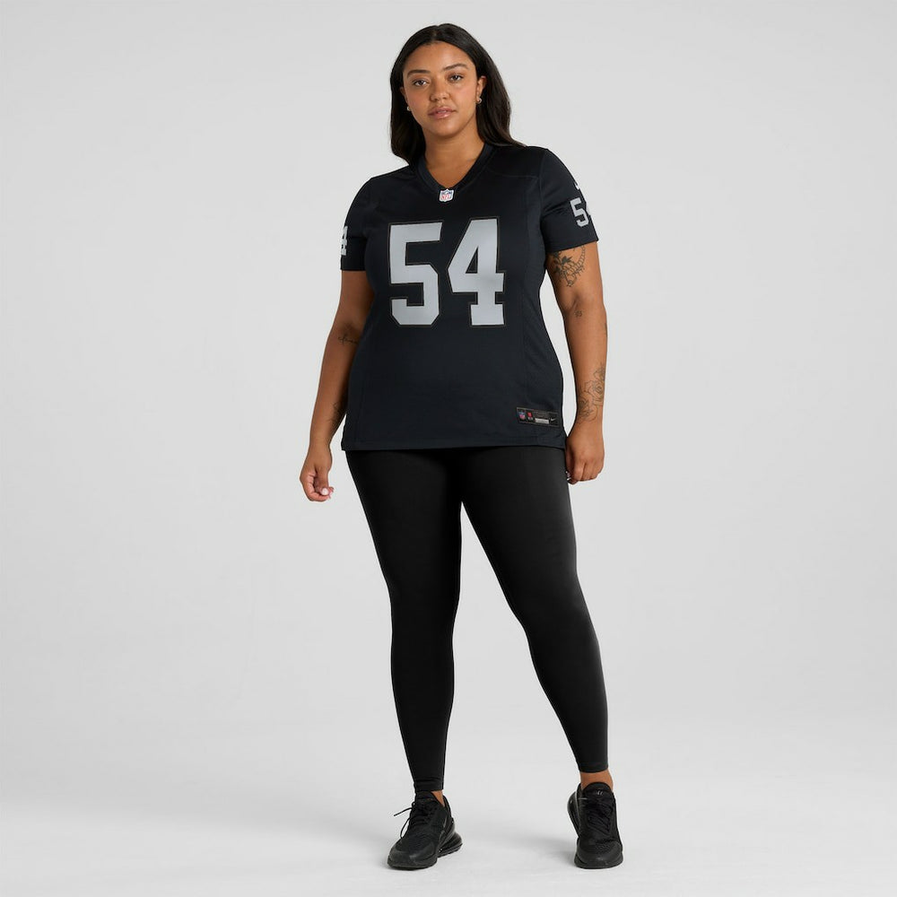 Brennan Jackson Las Vegas Raiders Women's Team Game Jersey Black | Nike for Sale