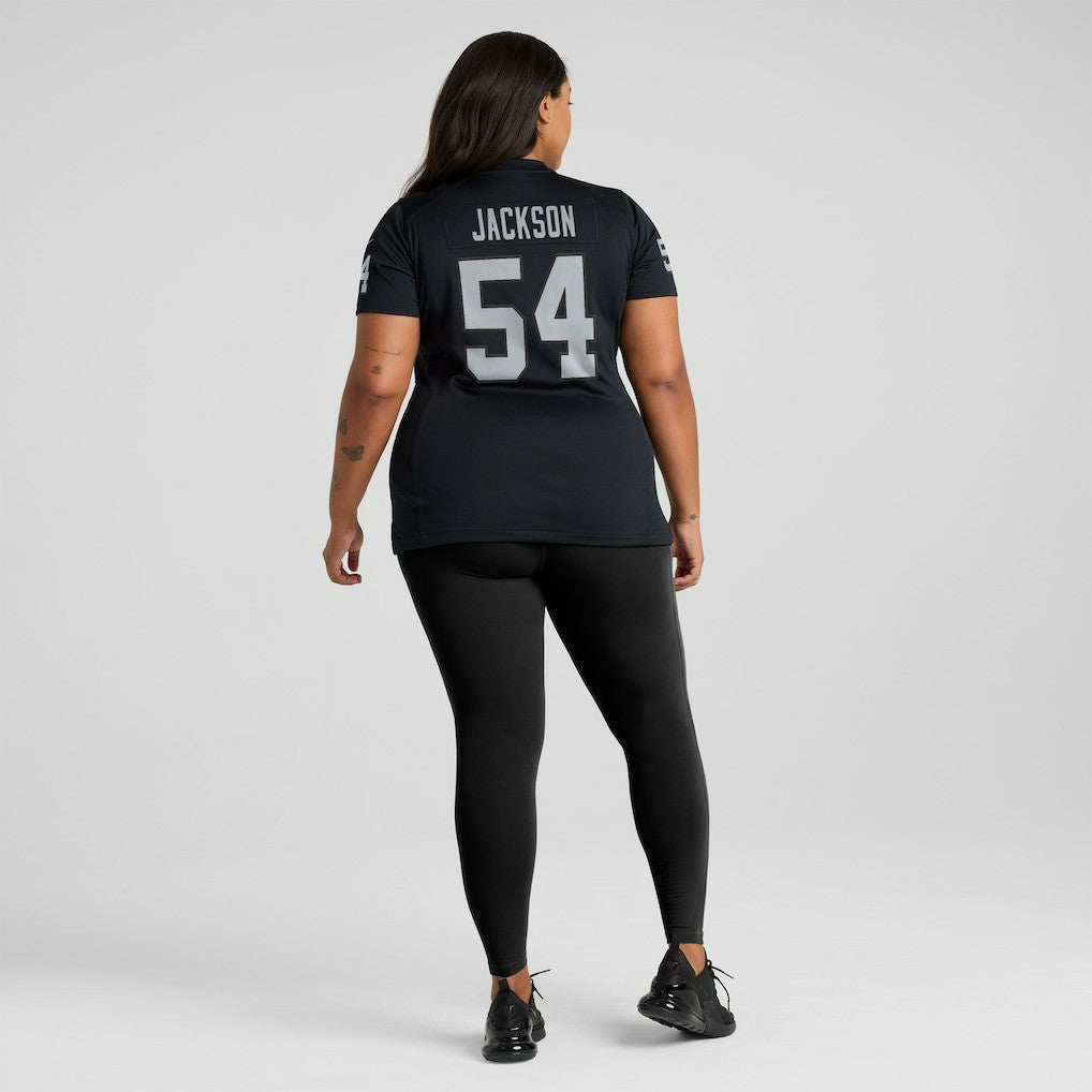 Brennan Jackson Las Vegas Raiders Women's Team Game Jersey Black | Nike for Sale