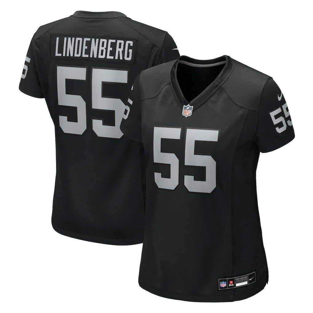 Cody Lindenberg Las Vegas Raiders Women's Team Game Jersey Black | Nike for Sale