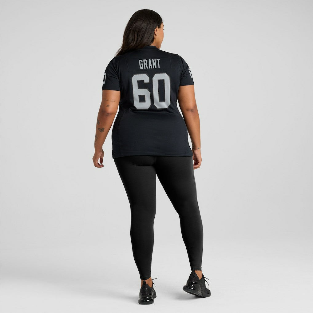 Charles Grant Las Vegas Raiders Women's Team Game Jersey Black | Nike for Sale
