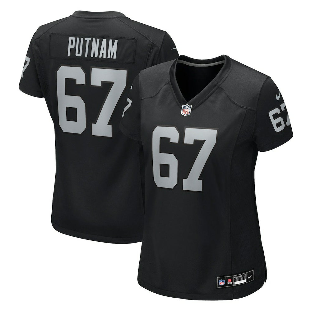 Will Putnam Las Vegas Raiders Women's Team Game Jersey Black | Nike for Sale