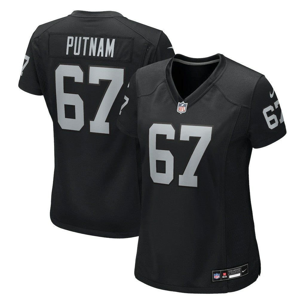 Will Putnam Las Vegas Raiders Women's Team Game Jersey Black | Nike for Sale