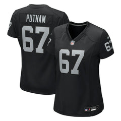 Will Putnam Las Vegas Raiders Women's Team Game Jersey Black | Nike for Sale