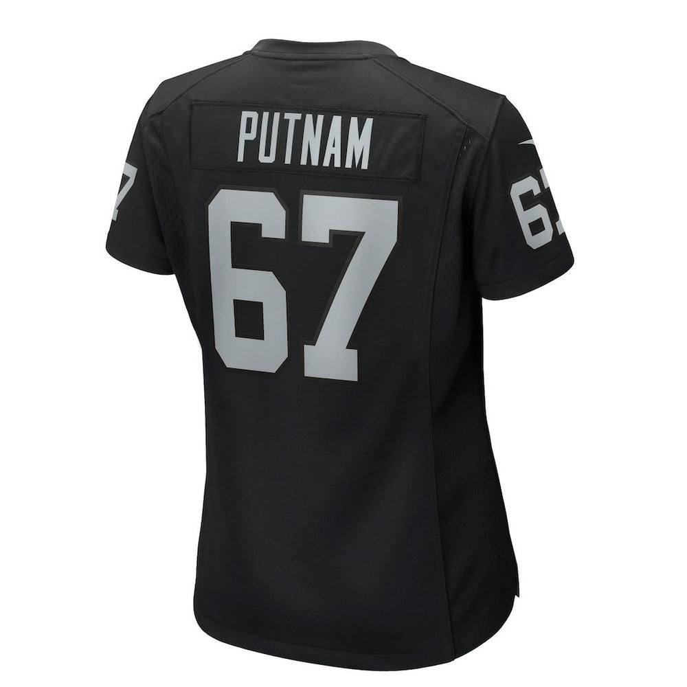 Will Putnam Las Vegas Raiders Women's Team Game Jersey Black | Nike for Sale