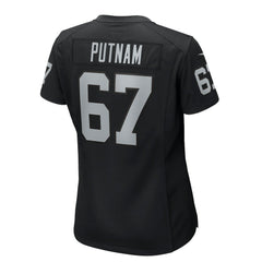 Will Putnam Las Vegas Raiders Women's Team Game Jersey Black | Nike for Sale