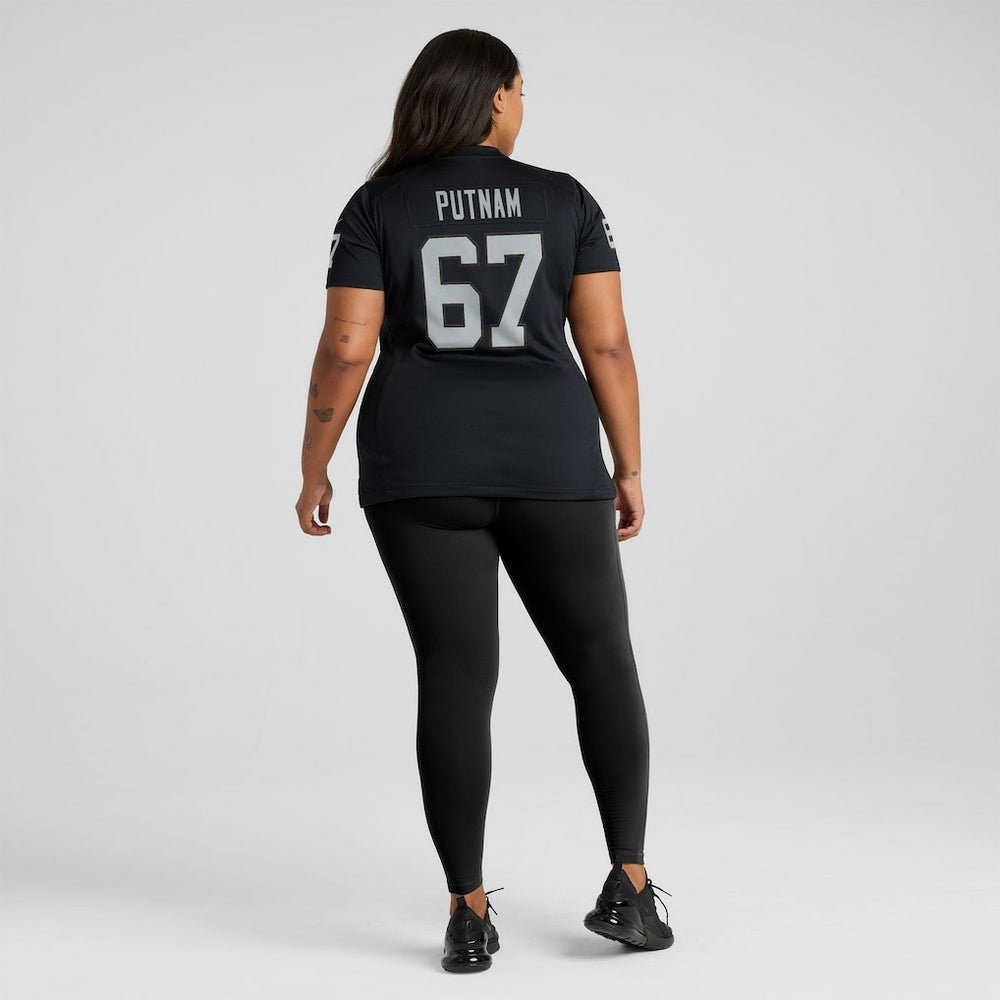 Will Putnam Las Vegas Raiders Women's Team Game Jersey Black | Nike for Sale