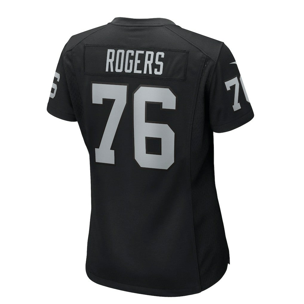 Caleb Rogers Las Vegas Raiders Women's Team Game Jersey Black | Nike for Sale