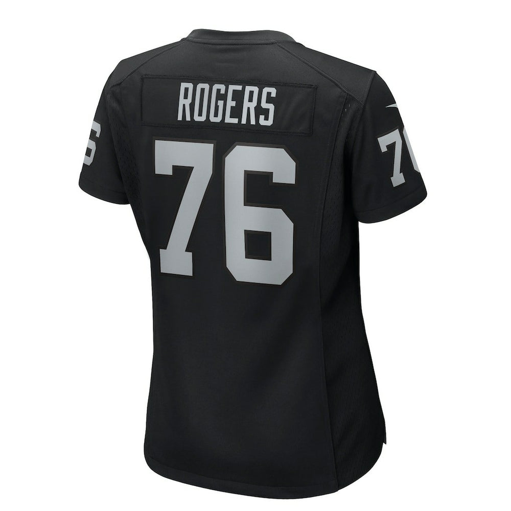 Caleb Rogers Las Vegas Raiders Women's Team Game Jersey Black | Nike for Sale