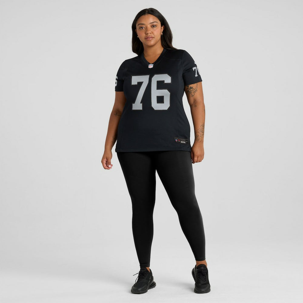 Caleb Rogers Las Vegas Raiders Women's Team Game Jersey Black | Nike for Sale