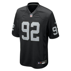 JJ Pegues Las Vegas Raiders Team Game Jersey Black | Nike for Sale