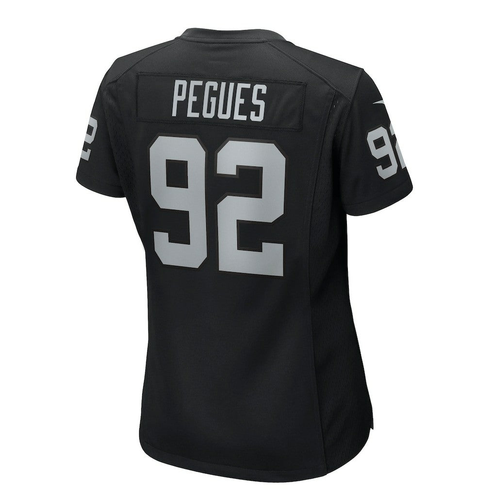 JJ Pegues Las Vegas Raiders Women's Team Game Jersey Black | Nike for Sale