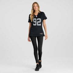 JJ Pegues Las Vegas Raiders Women's Team Game Jersey Black | Nike for Sale