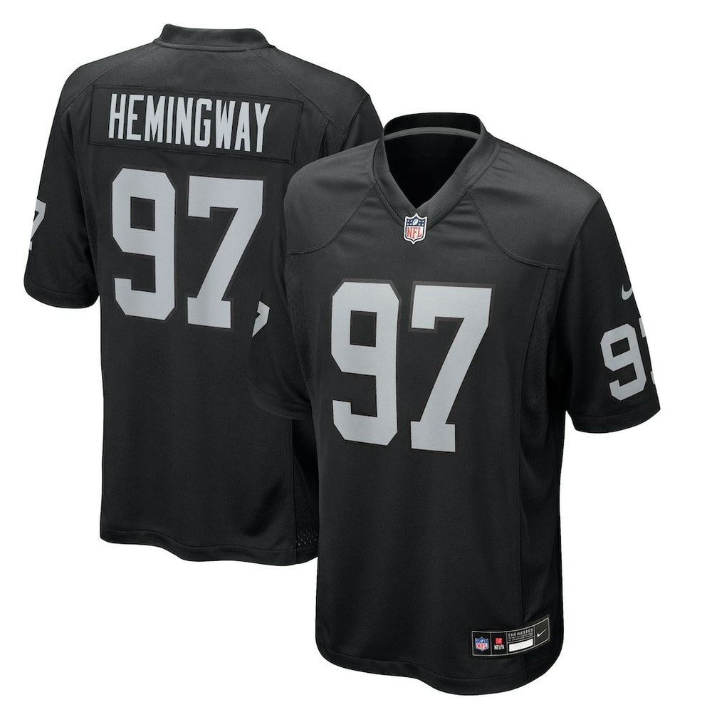 Tonka Hemingway Las Vegas Raiders Team Game Jersey Black | Nike for Sale