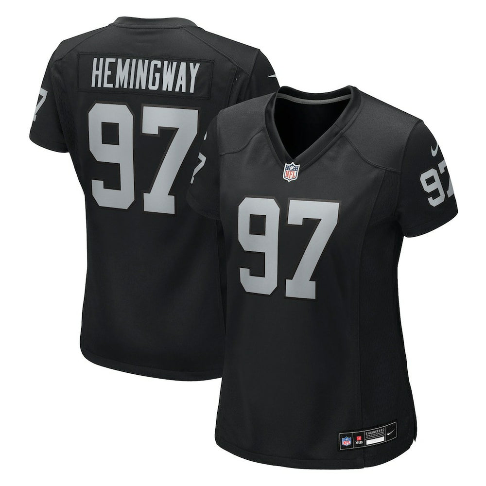 Tonka Hemingway Las Vegas Raiders Women's Team Game Jersey Black | Nike for Sale