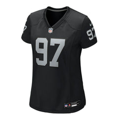 Tonka Hemingway Las Vegas Raiders Women's Team Game Jersey Black | Nike for Sale