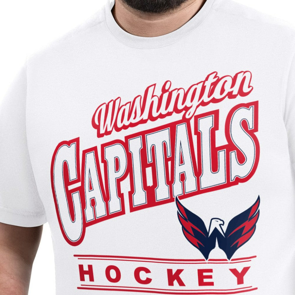 Washington Capitals G-III Sports by Carl Banks Adaptive Headliner T-Shirt - White - NHL