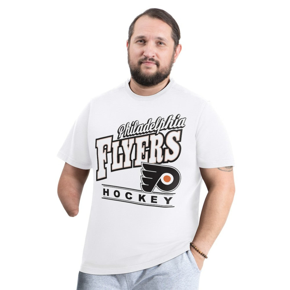 Philadelphia Flyers G-III Sports by Carl Banks Adaptive Headliner T-Shirt - White - NHL