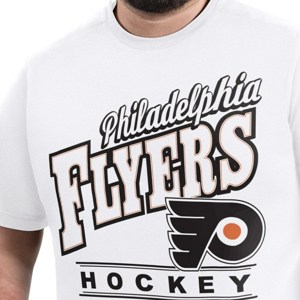 Philadelphia Flyers G-III Sports by Carl Banks Adaptive Headliner T-Shirt - White - NHL