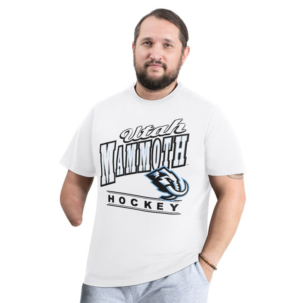 Utah Mammoth G-III Sports by Carl Banks Adaptive Headliner T-Shirt - White - NHL