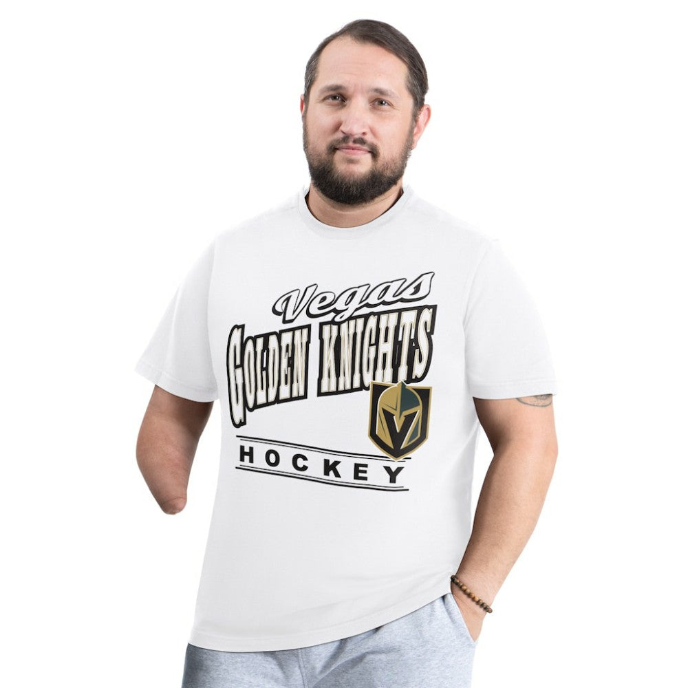 Vegas Golden Knights G-III Sports by Carl Banks Adaptive Headliner T-Shirt - White - NHL