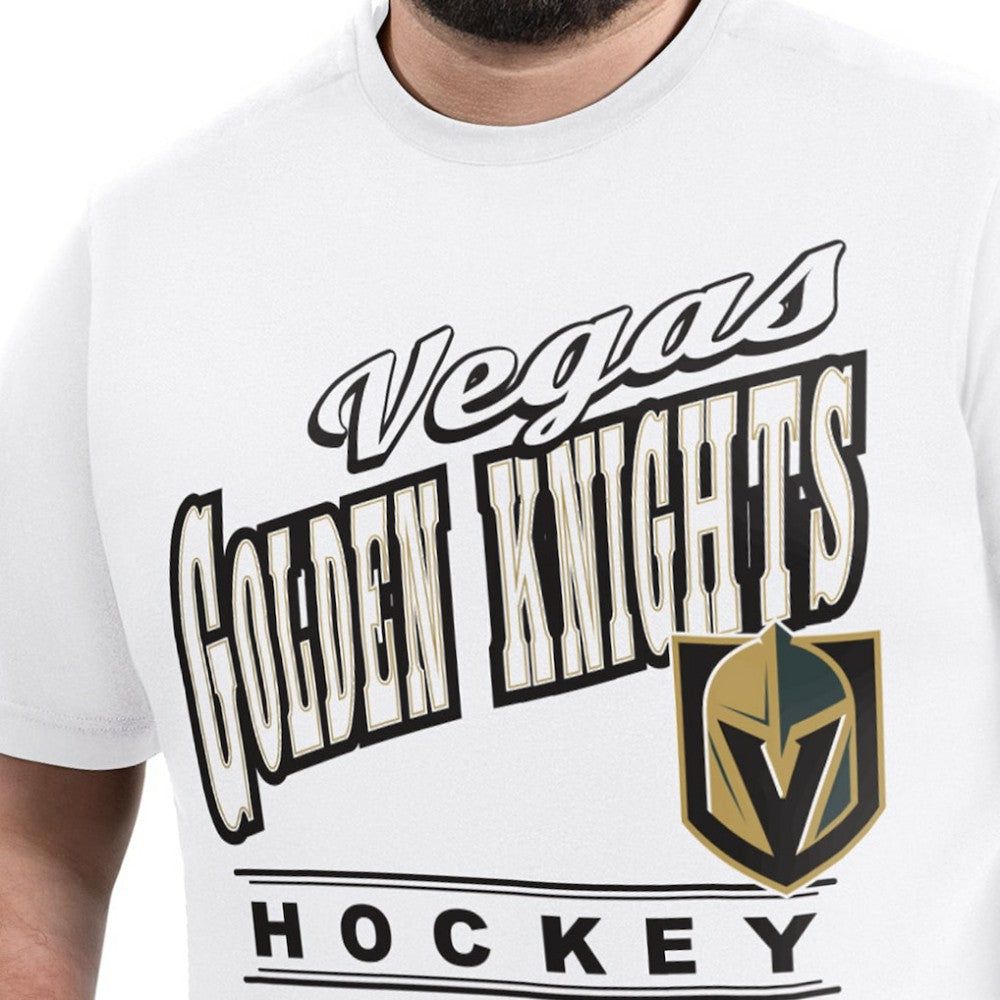 Vegas Golden Knights G-III Sports by Carl Banks Adaptive Headliner T-Shirt - White - NHL