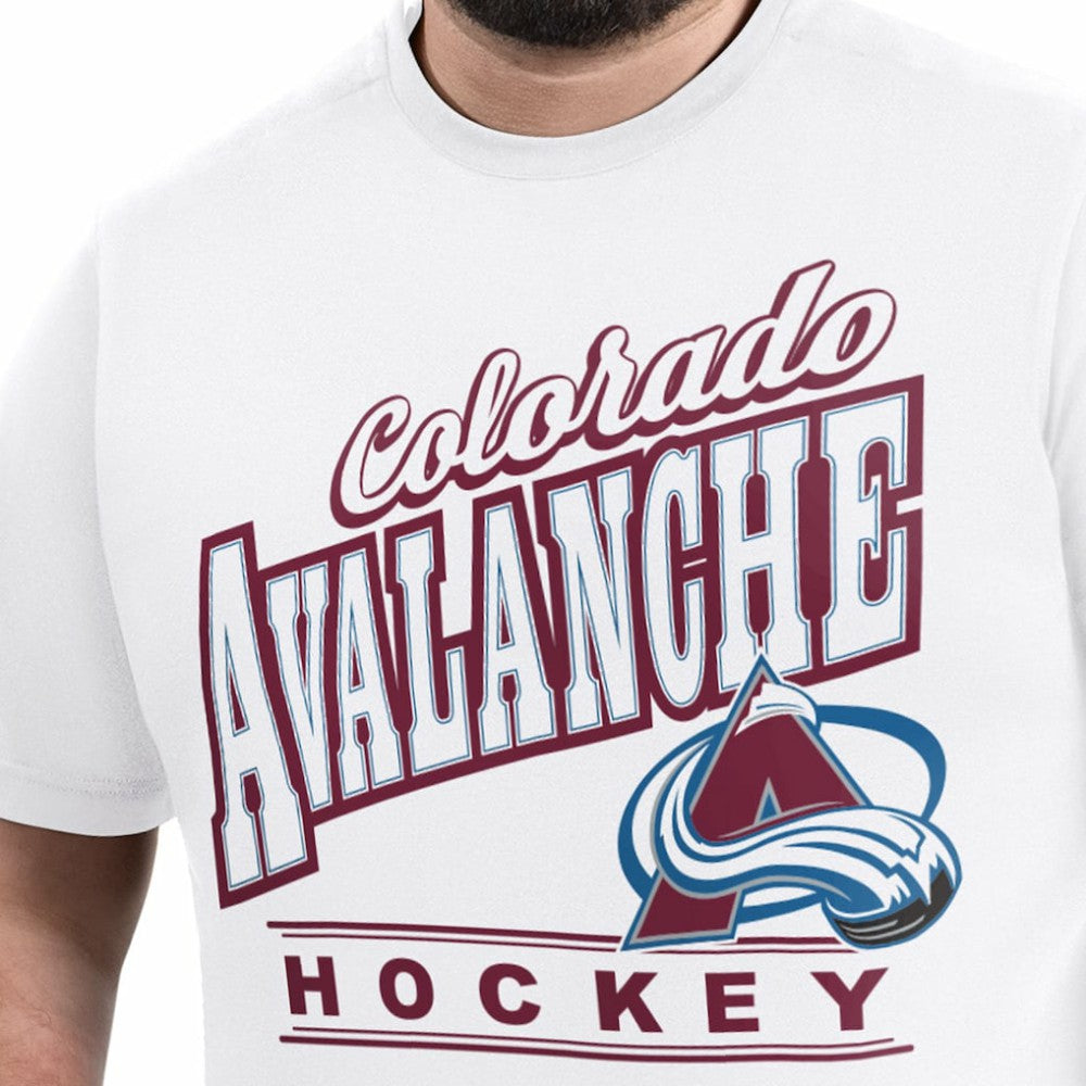 Colorado Avalanche G-III Sports by Carl Banks Adaptive Headliner T-Shirt - White - NHL