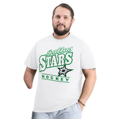 Dallas Stars G-III Sports by Carl Banks Adaptive Headliner T-Shirt - White - NHL