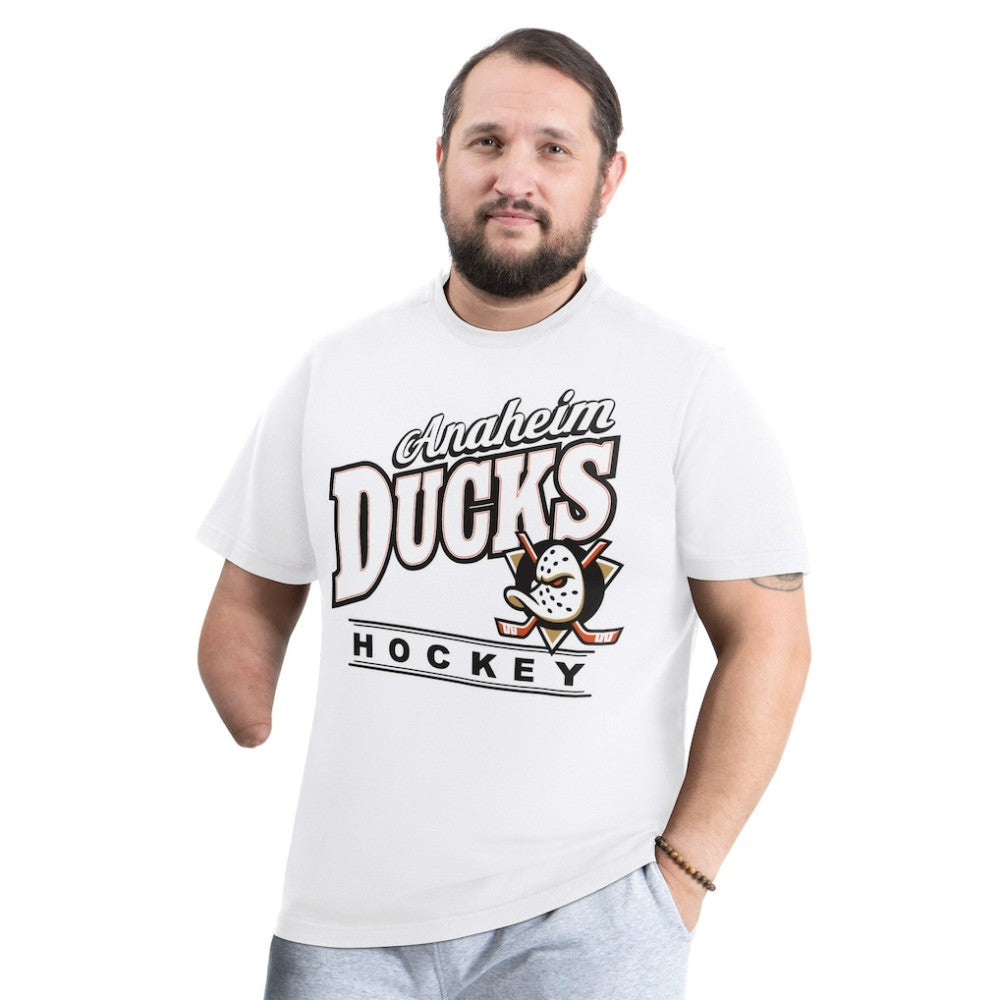 Anaheim Ducks G-III Sports by Carl Banks Adaptive Headliner T-Shirt - White - NHL