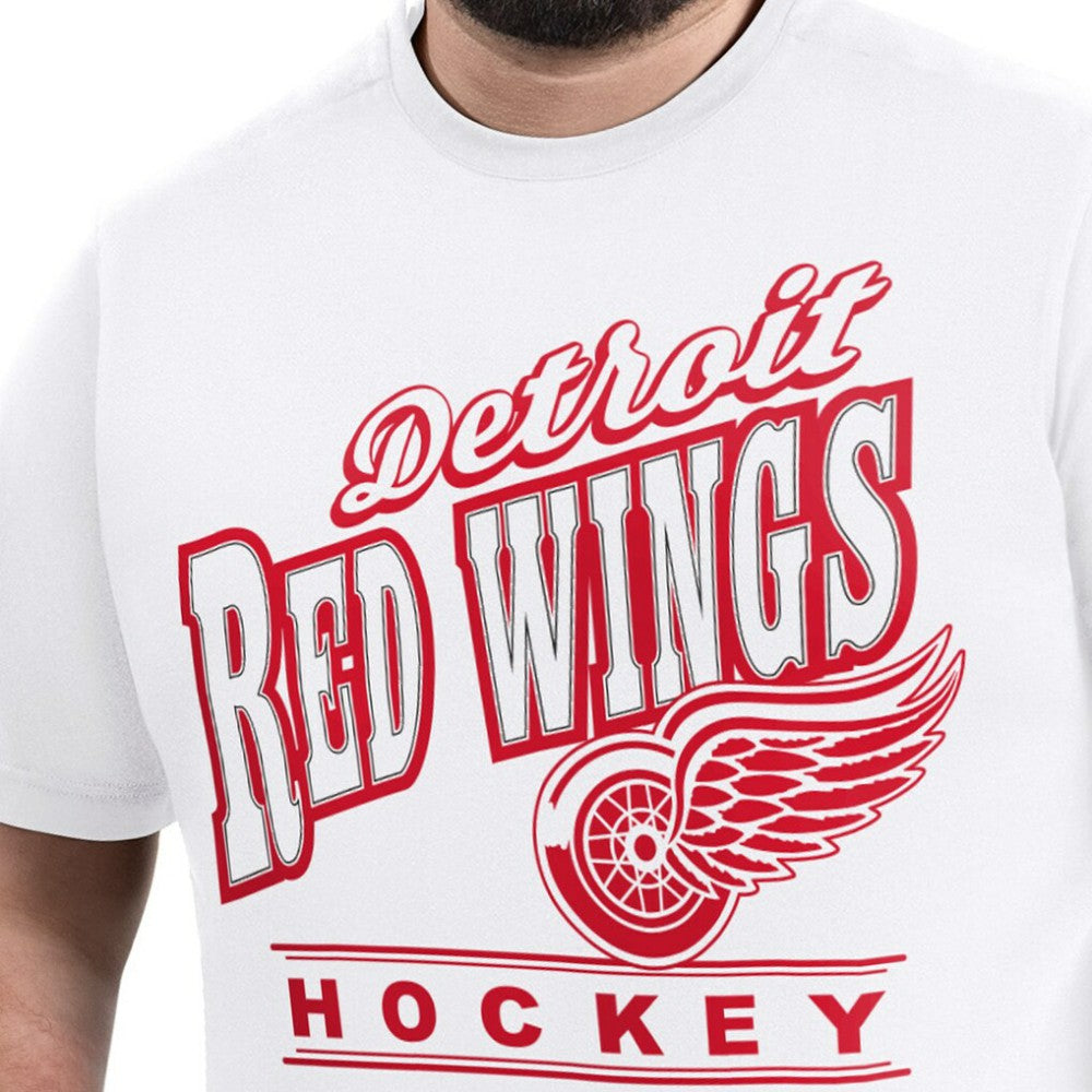 Detroit Red Wings G-III Sports by Carl Banks Adaptive Headliner T-Shirt - White - NHL